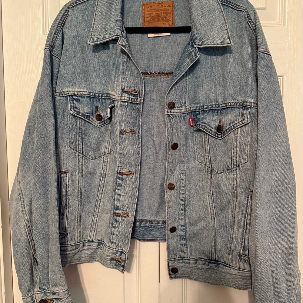 Levi's Classic oversized Blue Denim Jacket Sz S